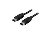 USB kaapelit - InLine firewire cable 6-PIN male - 6-PIN male 4.5 m black - FW-4