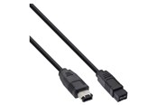 USB kaapelit - InLine FireWire 400 to 800 1394 cable 6/9-pin 5 m - FW-84