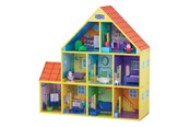 Puulelut - Spectron Peppa Pig Wooden Dollhouse with 9 Rooms - GP27952
