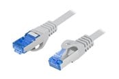 Verkkokaapelit - Lanberg patch cable - 10 m - grey RAL 7035 - Harmaa - 10m - PCF6A-10CC-1000-S