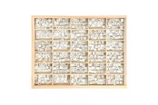 Harrastustarvikkeet - Creativ Company - Wooden Letter Beads White A-Z 750 pcs. - 68982