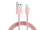 USB kaapelit - Joyroom Colorful Data Cable S-2030M13 USB-A / Lightning 2.4A 2m - pink - S-2030M13