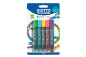 Harrastustarvikkeet - Giotto Decor Glitter Glue Confetti 5 pcs BL - 11-545400
