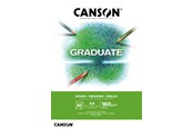Askartelu- ja taidetarvikkeet - Canson Graduate White Drawing Pad A4 160G 30 SH - 17-400110365
