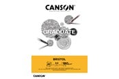 Askartelu- ja taidetarvikkeet - Canson Graduate Bristol A4 180G Pad 20 SH - 17-400110383