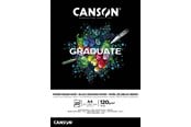 Askartelu- ja taidetarvikkeet - Canson Graduate Black Paper Pad A4 120G 20 SH - 17-400110386