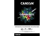 Askartelu- ja taidetarvikkeet - Canson Graduate Black Paper Pad A3 120G 20 SH - 17-400110387
