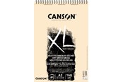 Askartelu- ja taidetarvikkeet - Canson XL Sand Grain A3 160G Natural Spiral 40 SH - 17-400110394