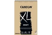 Askartelu- ja taidetarvikkeet - Canson XL Kraft LD A3 90G Spiral 60 SH - 17-400039142