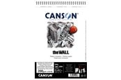 Askartelu- ja taidetarvikkeet - Canson The Wall A4+ 220G Spiral Pad 30 SH - 17-400078797