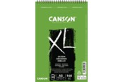 Askartelu- ja taidetarvikkeet - Canson XL Dessin LG A5 160G Spiral 30 SH - 17-400082841