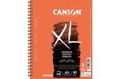 Askartelu- ja taidetarvikkeet - Canson XL Croquis FG A5 90G Spiral long side 60 SH - 17-200787221