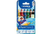 Askartelu- ja taidetarvikkeet - Lyra Groove Triple 1 6 pcs - 1-3831060