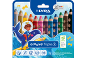 Askartelu- ja taidetarvikkeet - Lyra Groove Triple 1 12 pcs - 1-3831120