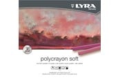 Askartelu- ja taidetarvikkeet - Lyra Polycrayons Soft in box 24 pcs - 1-5651240