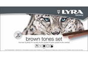 Askartelu- ja taidetarvikkeet - Lyra Hard Pastel Brown Tones Set 12 pcs - 1-5641121