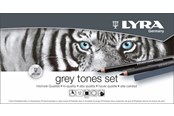 Askartelu- ja taidetarvikkeet - Lyra Hard Pastel Grey Tones Set 12 pcs - 1-5641122