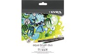 Kirjoitus- ja piirustustarvikkeet - Lyra Aqua Brush Duo Marker 12 pcs - 1-6521120