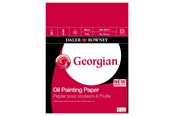 Askartelu- ja taidetarvikkeet - Daler-Rowney Georgian Oil Paper Pads 12 Sheets 290G 16x12" - 16-403612200