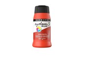 Askartelu- ja taidetarvikkeet - Daler-Rowney System3 500 ml Cadmium Scarlet Hue - 16-129500511