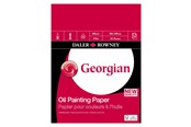Askartelu- ja taidetarvikkeet - Daler-Rowney Georgian Oil Paper Pads 12 Sheets 290G 12x9" - 16-403611700