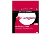 Askartelu- ja taidetarvikkeet - Daler-Rowney Georgian Oil Paper Pads 12 Sheets 290G 20x16" - 16-403612700