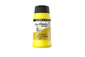 Askartelu- ja taidetarvikkeet - Daler-Rowney System3 500 ml Fluorescent Yellow - 16-129500681