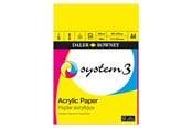 Askartelu- ja taidetarvikkeet - Daler-Rowney System3 Acrylic Pad 20 Sheets 230G A4 - 16-403600400