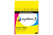 Askartelu- ja taidetarvikkeet - Daler-Rowney System3 Acrylic Pad 20 Sheets 230G A3 - 16-403600300