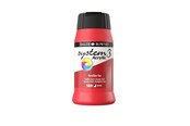 Askartelu- ja taidetarvikkeet - Daler-Rowney System3 500 ml Vermilion Hue - 16-129500588