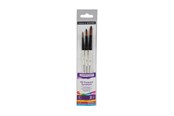 Askartelu- ja taidetarvikkeet - Daler-Rowney Graduate Synthetic Round Brush Set 3 pcs - 16-212530007
