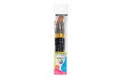 Askartelu- ja taidetarvikkeet - Daler-Rowney System3 Wallet Brush 401 4 pcs - 16-281300401