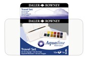 Askartelu- ja taidetarvikkeet - Daler-Rowney Aquafine Watercolour Travel Set 12 col - 16-131900001