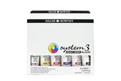 Askartelu- ja taidetarvikkeet - Daler-Rowney System3 Heavy Body Acrylic Primary Set 6x59 ml - 16-140900123