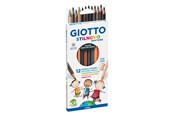 Kirjoitus- ja piirustustarvikkeet - Giotto Stilnovo Skin Tones 12 pcs - 11-257400