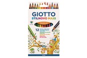 Kirjoitus- ja piirustustarvikkeet - Giotto Stilnovo Maxi 12 pcs BL - 11-225900