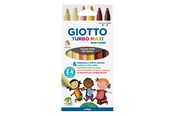 Kirjoitus- ja piirustustarvikkeet - Giotto Turbo Maxi Skin Tones 6 pcs BL - 11-527000