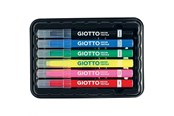 Kirjoitus- ja piirustustarvikkeet - Giotto Decor Textile 6 pcs BL - 11-500000