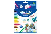 Kirjoitus- ja piirustustarvikkeet - Giotto Decor Textile Paint Markers  12 pcs BL - 11-494900