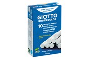 Kirjoitus- ja piirustustarvikkeet - Giotto Robercolor Chalks White Box 10-pack - 12-538700