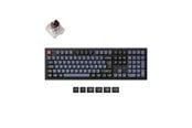 Näppäimistöt - Keychron K10 Pro QMK/VIA Wireless RGB Hot Swap K Pro Brown - Pelinäppäimistö - Pohjoismainen - Musta - K10P-H3P-BO