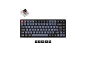 Näppäimistöt - Keychron K2 Pro QMK/VIA Wireless RGB Hot Swap K Pro Brown - Pelinäppäimistö - ilman numpadia - Pohjoismainen - Musta - K2P-J3P-BO