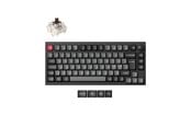 Näppäimistöt - Keychron Lemokey P1 Pro - Pelinäppäimistö - ilman numpadia - Pohjoismainen - Musta - P1P-M3-BO