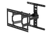 Seinäkiinnitys, AV-kiinnikkeet & AV-kalusteet - Deltaco Office ARM-0258 - Ultra-Slim mounting kit - full-motion - for LCD TV / curved LCD TV - black - Max 60 kg - recommended for 75" - ARM-0258-B