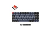 Näppäimistöt - Keychron K3 Pro QMK/VIA Wireless - Gateron Low Profile Red - Pelinäppäimistö - ilman numpadia - Pohjoismainen - Musta - K3P-H1P-BO