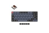 Näppäimistöt - Keychron K3 Pro QMK/VIA Wireless - Gateron Low Profile Brown - Pelinäppäimistö - ilman numpadia - Pohjoismainen - Musta - K3P-H3P-BO