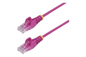 Verkkokaapelit - StarTech.com patch cable - pink - Pinkki - 0.25m - N6PAT25CMPKS