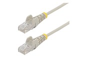Verkkokaapelit - StarTech.com patch cable - grey - Harmaa - 0.25m - N6PAT25CMGRS