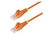 Verkkokaapelit - StarTech.com patch cable - orange - Oranssi - 0.25m - N6PAT25CMORS