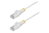 Verkkokaapelit - StarTech.com patch cable - white - Valkoinen - 0.25m - N6PAT25CMWHS